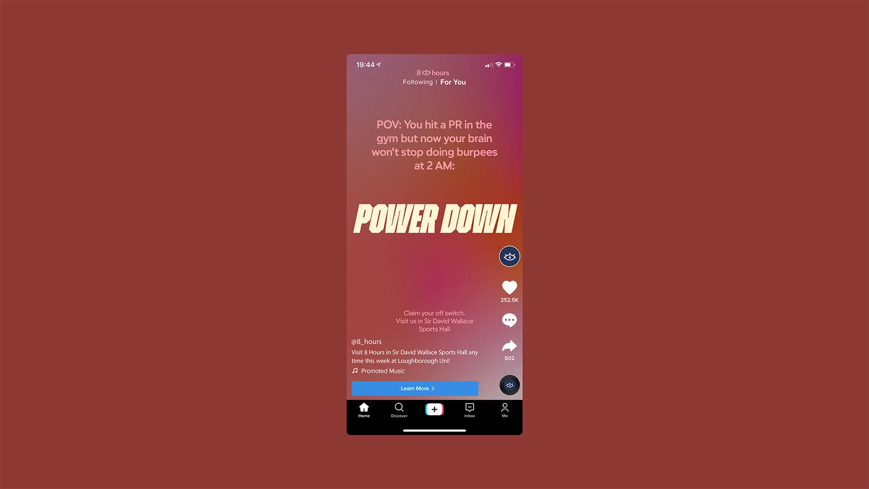 Power Down Social Media Mockup