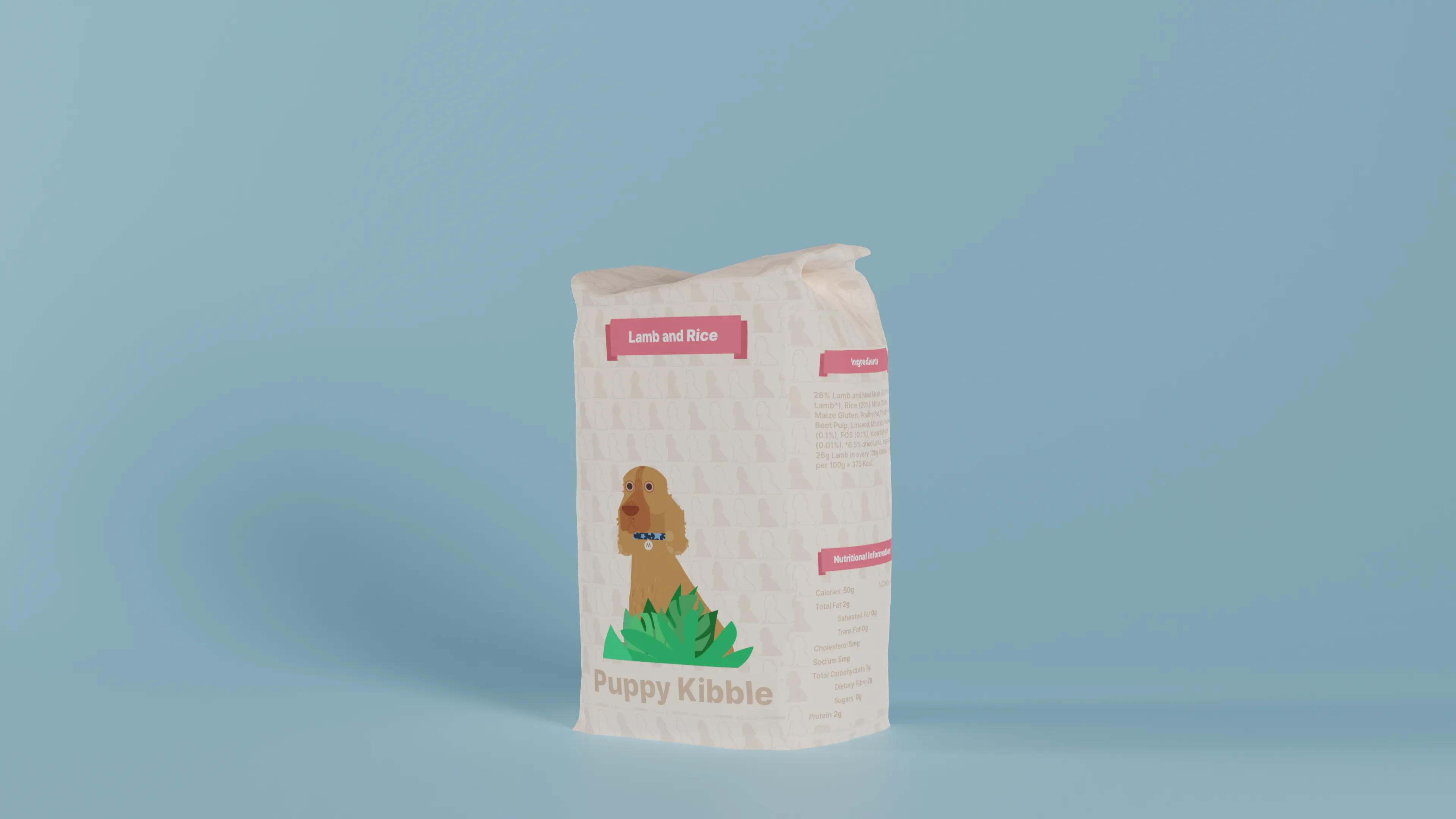 Kibble Bag Mockup