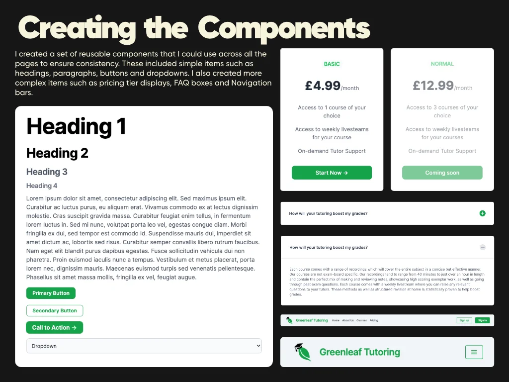 Creating Components